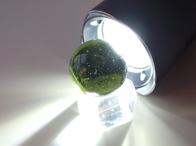 MA0421 【限定価格】 ☆プレミアム☆ モルダバイト スフィア（丸玉