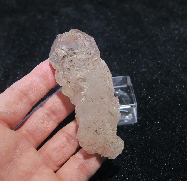 水晶 トライゴーニックヒマラヤアイスクリスタル HA00001 置物 極上