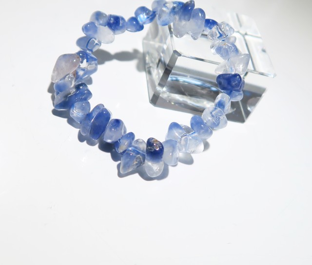 デュモルチェライトインクォーツ