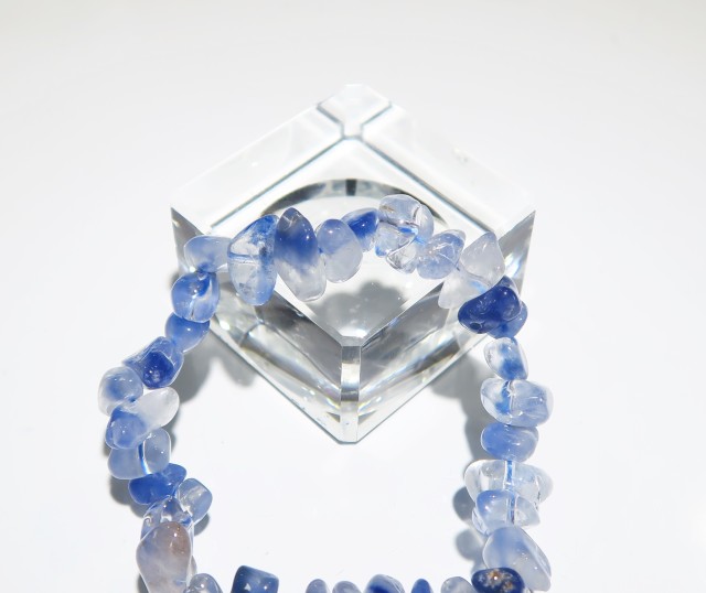 デュモルチェライトインクォーツ