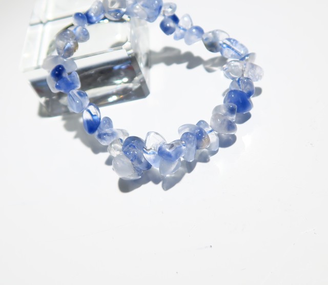 デュモルチェライトインクォーツ