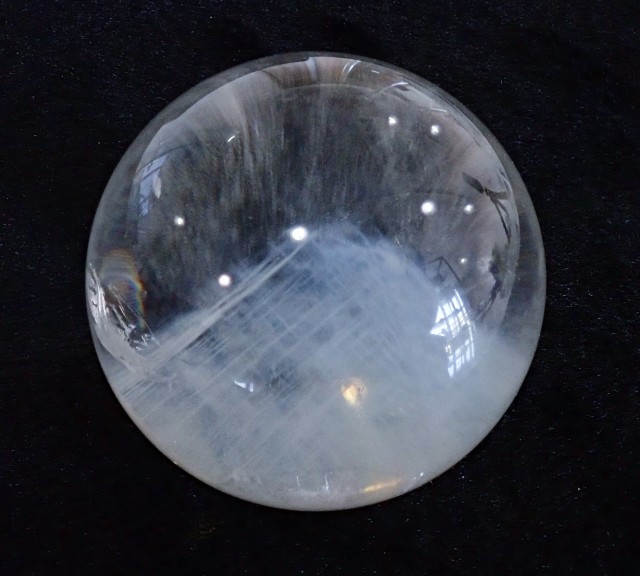 RO0061　【プレミアム】　ファントム／ブルーラダー（エンジェルラダー）クォーツ　スフィア（丸玉）　直径：５２ｍｍ