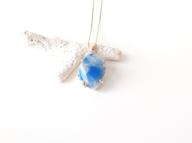 パパゴアイトインクォーツペンダントトップ