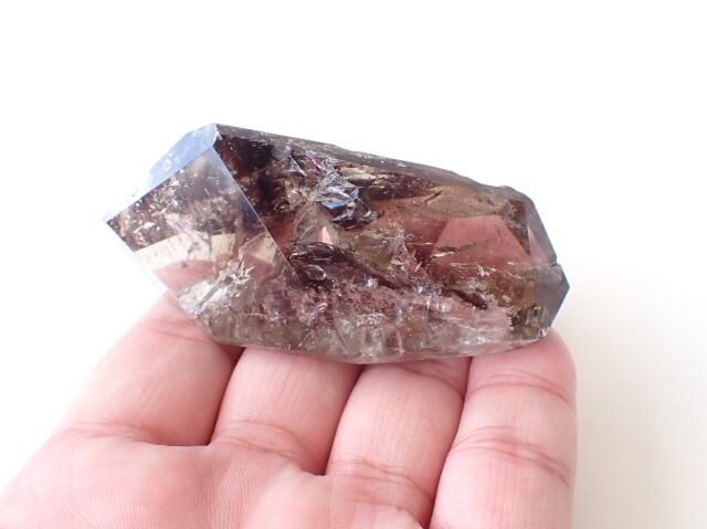 PJ0046 【プレミアム】 ピンクファイアークォーツ 原石（ポリッシュ