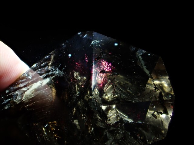 PJ0046 【プレミアム】 ピンクファイアークォーツ 原石（ポリッシュ