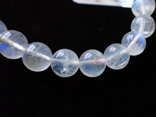 レインボームーンストーンブレスレット