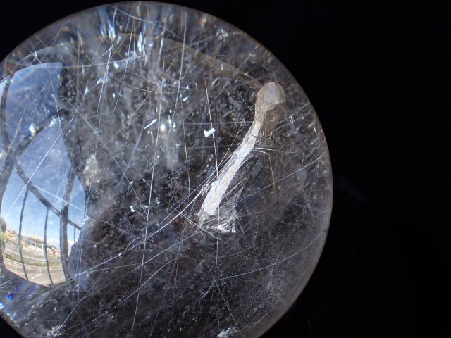 クォーツインスモーキークォーツ丸玉