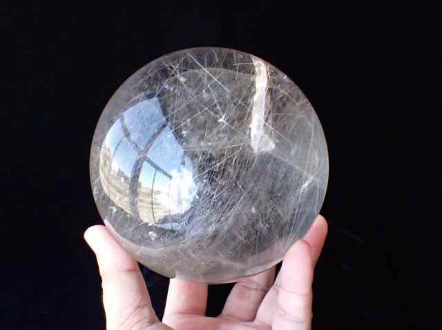 クォーツインスモーキークォーツ丸玉