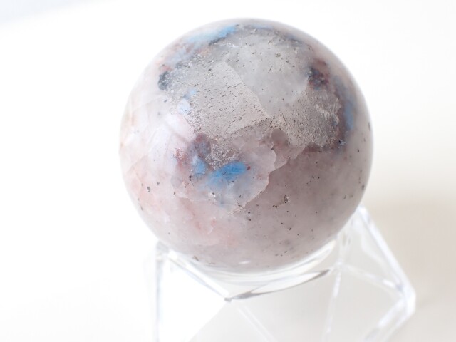IC0047 ☆プレミアム☆ パパゴアイトインクォーツ スフィア（丸