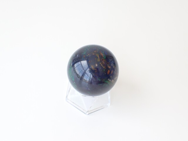 アズロマラカイト丸玉