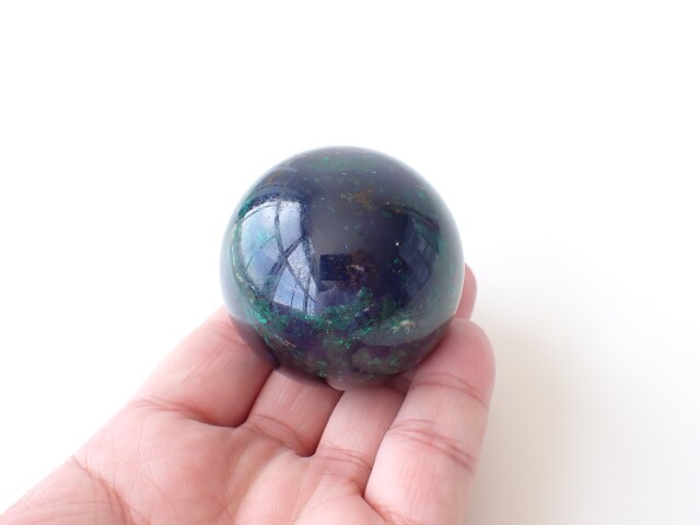 アズロマラカイト丸玉