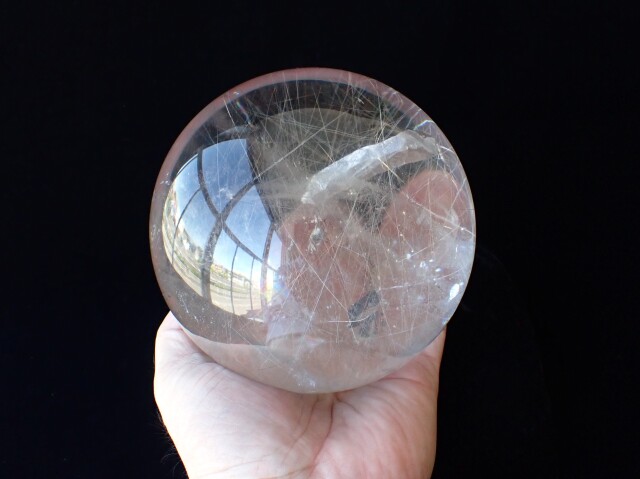 クォーツインスモーキークォーツ丸玉