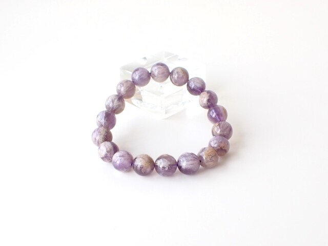 エンジェルフェザーアメジストブレスレット