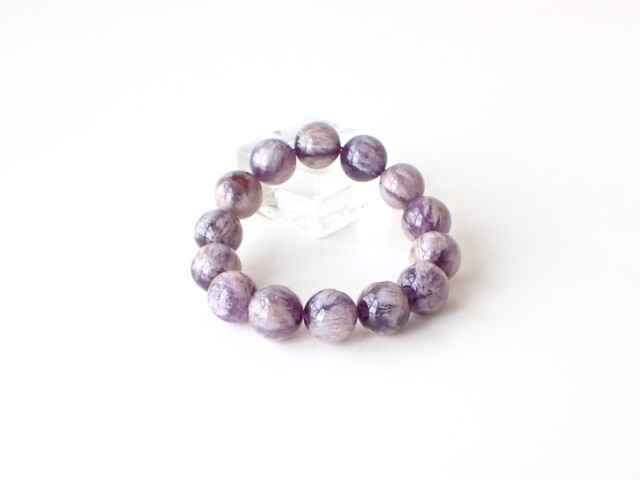 エンジェルフェザーアメジストブレスレット