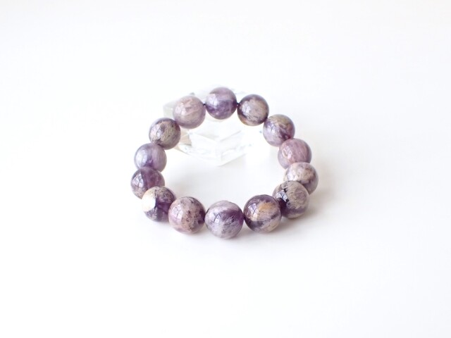 エンジェルフェザーアメジストブレスレット