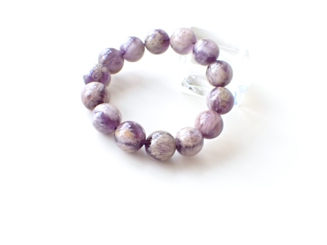 エンジェルフェザーアメジストブレスレット