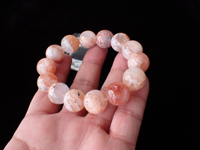 パワーストーンブレスレット（アゲートインクォーツ）