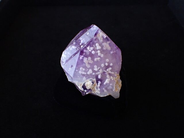 AC2055 スノーボールインアメジスト 276．2g ☆宝石鑑別書付き☆
