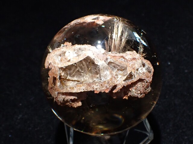 ルチルクォーツ スフィア スモーキー約67mm