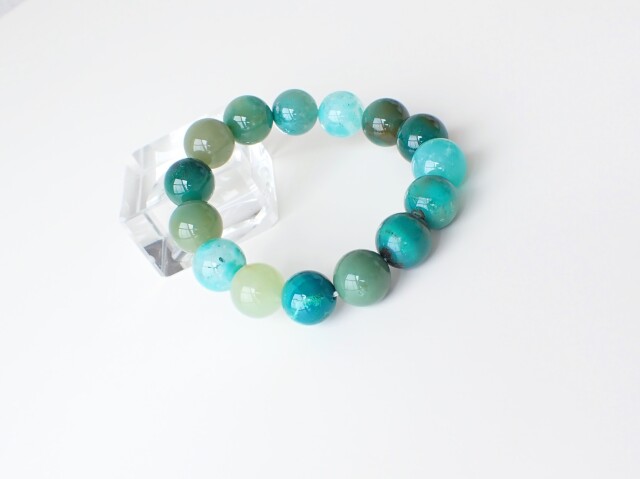 ジェムシリカブレスレット