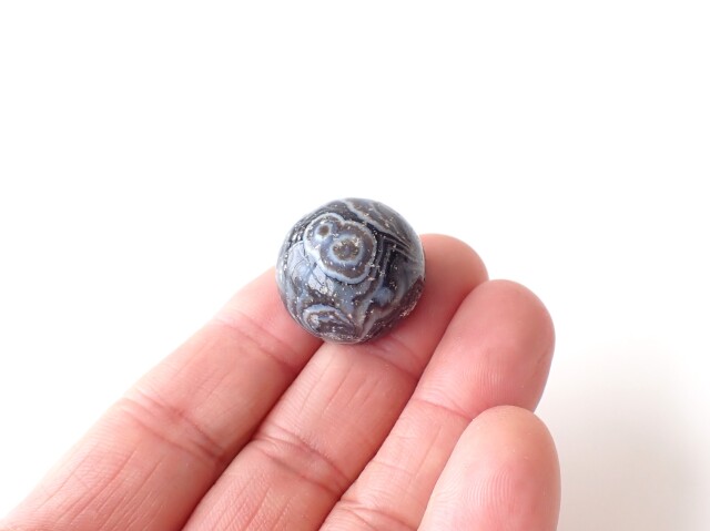 MD0563 アゲート（瑪瑙） ルース 13．9g ◇ネコポス対応可◇