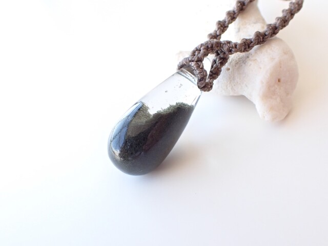 ヒマラヤ水晶 ＊ マクラメペンダント ネックレス 49 ヒマラヤ水晶のマクラメネックレス | 霽月洞-seigetsudou-鉱物