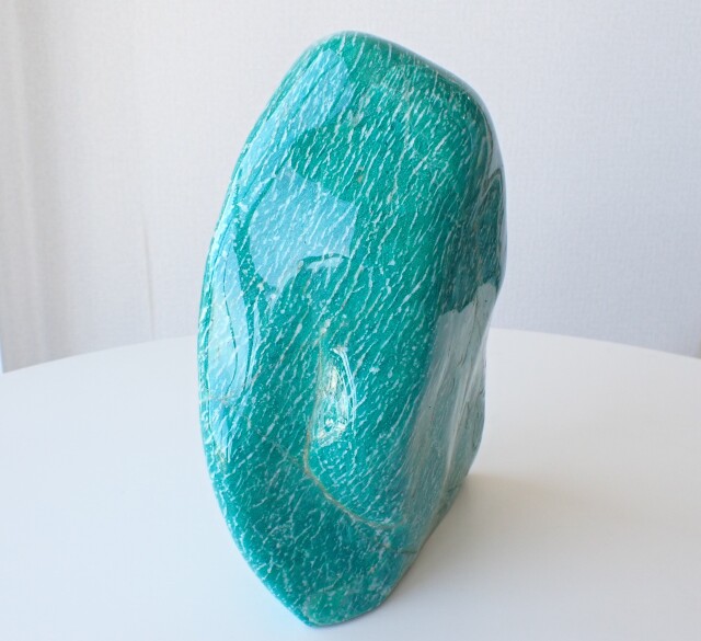 AE0160 アマゾナイト 原石（ポリッシュ） 5．2kg