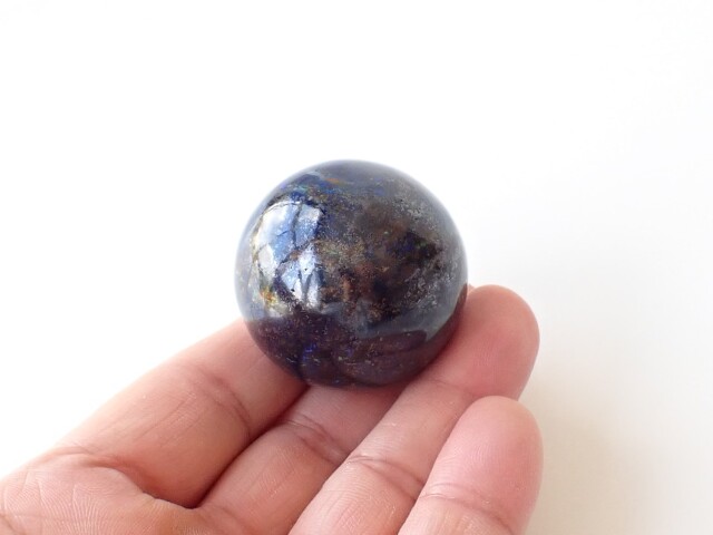 アズライト丸玉