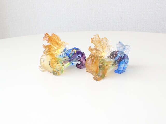 瑠璃ガラスヒキュウ