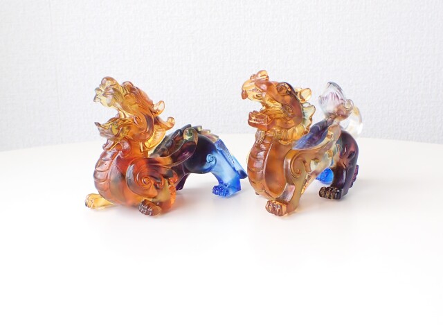 瑠璃ガラスヒキュウ