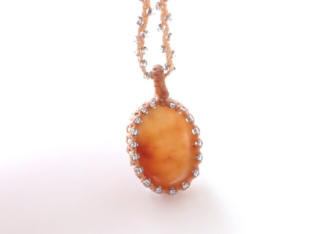 きりん☆マクラメネックレス Funky garuda(ファンキー・ガルーダ) マクラメアクセサリー