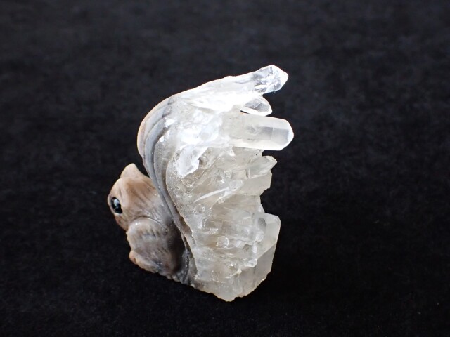 リス水晶クラスター