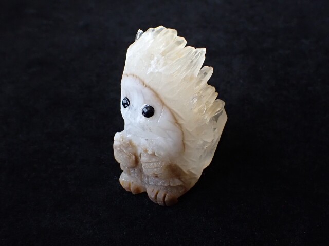 ハリネズミ水晶クラスター