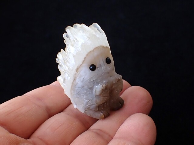 ハリネズミ水晶クラスター
