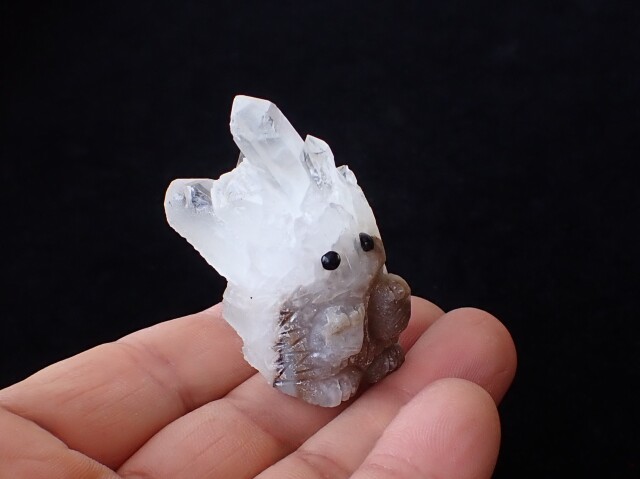 ハリネズミ水晶クラスター
