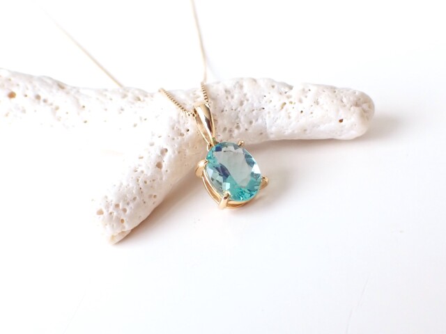 ロジャリー鉱山産フローライトペンダントトップ