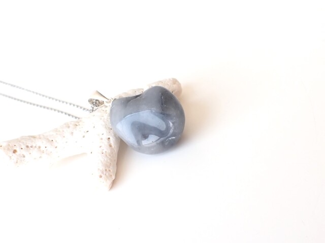 ブルーターラクォーツペンダントトップ
