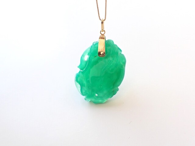 クリソプレーズペンダントトップ
