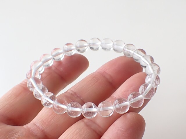ガネーシュヒマール産水晶ブレスレット