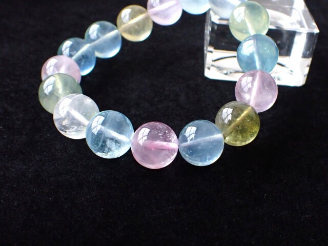 ミックスベリルブレスレット