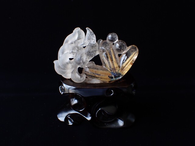 RE0656 【限定価格】 九尾の狐／太陽タイチンルチルクォーツ 105g