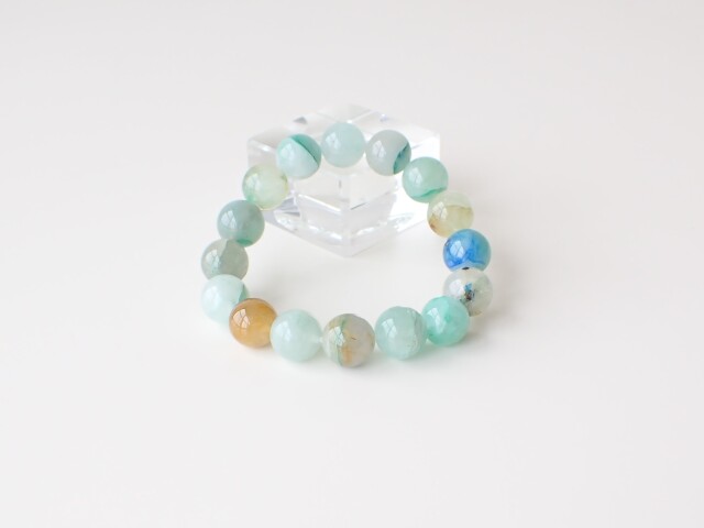 KG0211 クリソコラインクォーツ 11．5mm～12mm ブレスレット