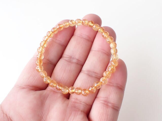 HE0185 【限定価格】 インペリアルトパーズ ミラーボールカット 5