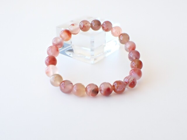 MD0254 【限定価格】 南紅アゲート（南紅瑪瑙） 8．5mm～9mm