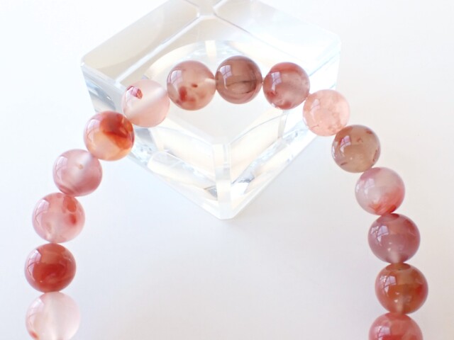 MD0254 【限定価格】 南紅アゲート（南紅瑪瑙） 8．5mm～9mm