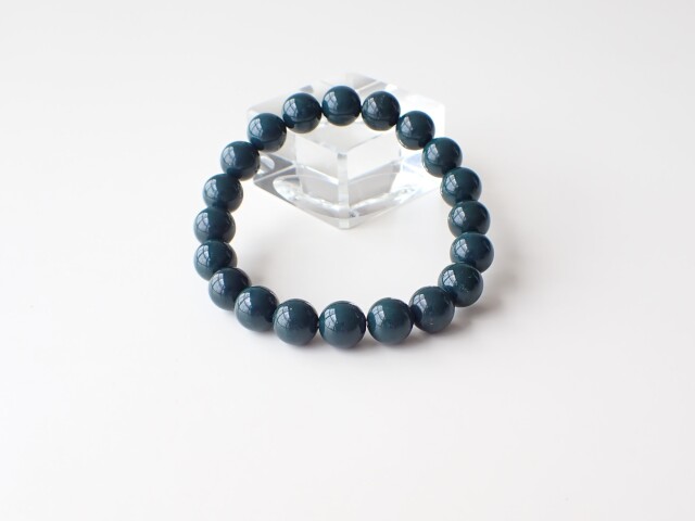 MD0410 【限定価格】 出雲石（碧玉） 10mm（20粒） ブレスレット
