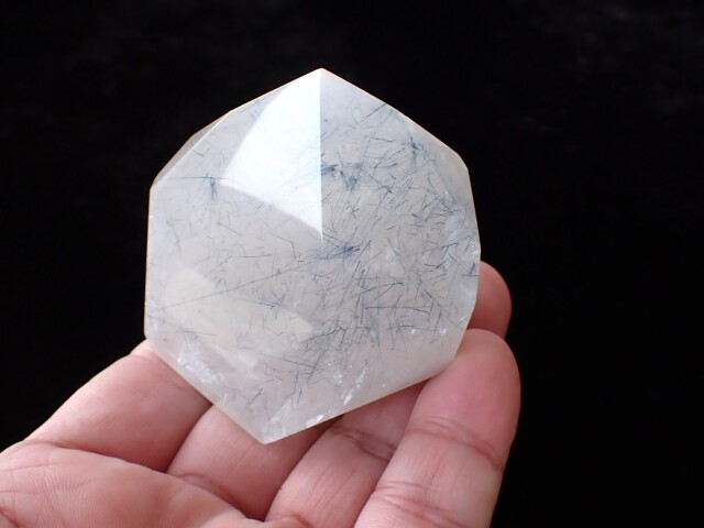 【特選品】インディゴライト in クォーツ3 特選品】インディゴライト in クォーツ3- パワーストーン