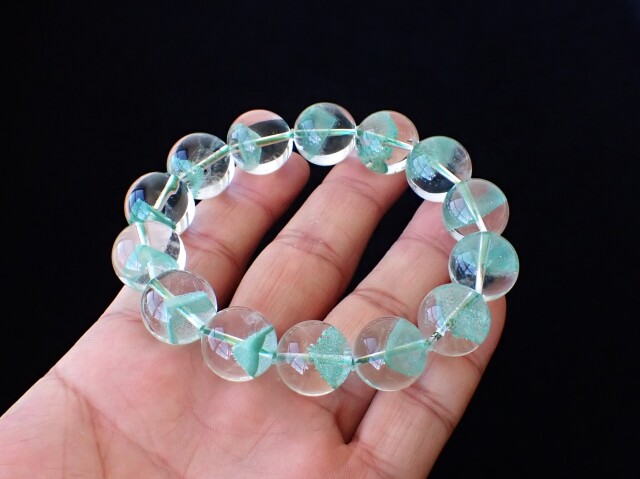 グリーンファントムクォーツブレスレット