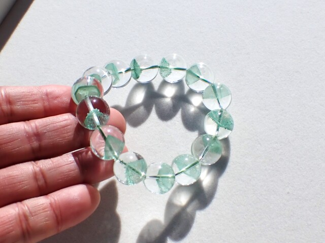 グリーンファントムクォーツブレスレット