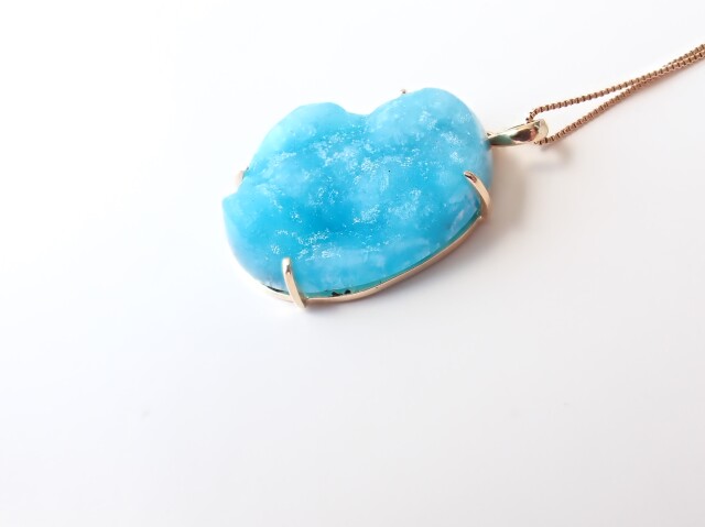 ヘミモルファイト 雲南省産ヘミモルファイト/Hemimorphite (異極鉱)